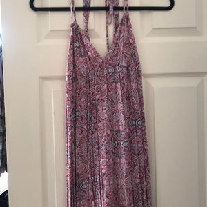 O’Neill halter-open back maxi dress